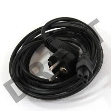 Кабель питания VCOM для ноутбуков 1.8М 3G*0.5mm 220V (CE022-CU) VDE стандарт