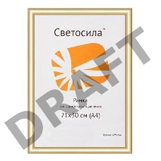 Рамка Светосила 111 21х30см пластик золотистый (5-11113)