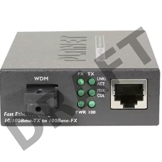Медиа конвертер  FT-806A20 10/100TX - 100Base-FX (WDM) Bi-directional Fiber Converter - 1310nm - 20KM, LFPT