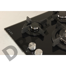 Панель варочная LEX GVG 430 BL  3 конфорки газ-контроль электроподжиг