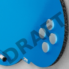 Демонстрационная доска Rocada SkinColour Cloud 6451-630 магнитно-маркерная лак 100x150см синий