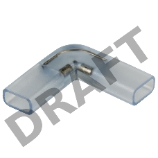 Муфта соединительная L для светодиодной ленты 220 В 14.5х7.5 мм