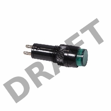 Индикатор Ø10  220V  зеленый  REXANT