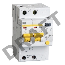Выключатель автоматический дифференциального тока ИЭК 2п 25А/30мА  АД-12 MAD10-2-025-C-030