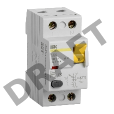 Выключатель дифференциального тока (УЗО) 2п 16А 30мА тип AC ВД1-63 ИЭК MDV10-2-016-030