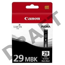 Картридж струйный PGI-29MBK (4868B001), для Canon Pixma Pro 1, Черный