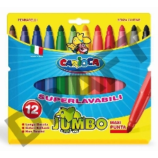 Фломастеры Carioca JUMBO 40565 12цв. блистер