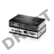 Переключатель ATEN CE700A-D(AT-G) Удлинитель, SVGA+KBD+MOUSE USB ATEN, 150 метр., HD-DB15+USB A-тип, Female, c KVM-шнуром USB 1.8м, Б.П. 220> 5.3V