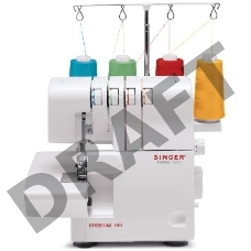 Оверлок SINGER 14SH654 Оверлок 4-х (3-x) - ниточный оверлок. 4 и 3-х ниточные швы. Система цветовой маркировки заправки нитей. 1300 стежков в минуту. Дифференциальная подача ткани. Подвижный верхний нож. Регулируемая длина стежка. Дополнительный подъем пр