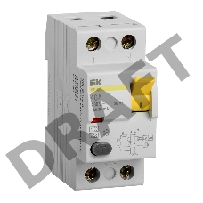 Выключатель дифференциального тока (УЗО) 2п 40А 30мА тип AC ВД1-63 ИЭК MDV10-2-040-030
