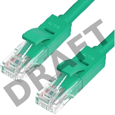 Патч-корд Greenconnect Патч-корд UTP прямой 40m AWG24 кат.5е,  RJ45,  медь, литой (Зеленый), пластик пакет (GCR-LNC05-40.0m)