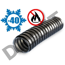 Металлорукав в ПВХ изоляции МРПИ НГ 32 d32мм без протяжки черн. (уп.20м) ЗЭТА zeta42215