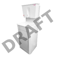 Умывальник Мастерица ЭВБО-22 с ЭВН, с металлической тумбой