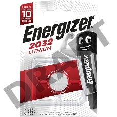 Батарейка Energizer CR2032 BL1 Lithium 3V (1/10/140)