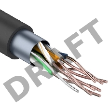 Кабель витая пара REXANT FTP 4PR 24AWG, CAT5e наружный (OUTDOOR) (бухта 305 м)