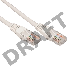 Патч-корд U/UTP REXANT категория 6, RJ45-RJ45, неэкранированный, 26AWG, LSZH, серый, 0.3 м