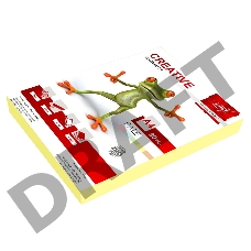 Бумага Creative A4/80г/м2/250л./желтый пастель универсальная