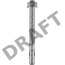Анкер клиновой KRAFTOOL ETA Option 7 М10x70 50шт  оцинкованный