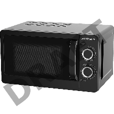 Микроволновые печи SUPRA 20MB55, Мощность 700вт, Объем 20 литров, Механическое управление, Таймер, 6 уровней мощности, цвет: черный