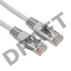  Патч-корд F/UTP, CAT 5e, RJ45-RJ45, 26AWG, ZH нг(А)-HF, серый, 2м  REXANT