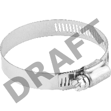 Хомуты ЗУБР Профессионал 12.7 мм 78-101 мм 50 шт  нерж. сталь просечная лента