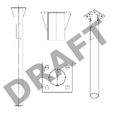 Деталь фундамента закладная для ОГК/ОКК-6.7 (0.108-1.5х200х150х4х20) Пересвет В00000639