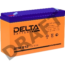 Батарея Delta DTM 612 (6V, 12Ah)