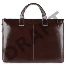 Сумка для ноутбука Piquadro Blue Square CA4021B2/MO коричневый натур.кожа