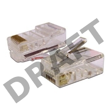 Коннектор медный Lanmaster TWT-PL45-8P8C UTP RJ45 кат.5e (упак.:100шт)