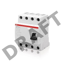 Выключатель дифференциального тока (УЗО) 4п 25А 30мА тип AC FH204 ABB 2CSF204004R1250