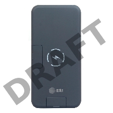 Мобильный аккумулятор Cactus CS-PBFSQT-10000 Li-Pol 10000mAh 3A+3A черный 1xUSB беспроводная зарядка