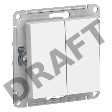 Механизм переключателя 2-кл. ATLAS DESIGN (сх.6) 10АХ бел. SchE ATN000165