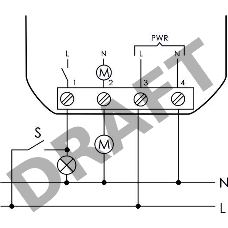 Реле времени PO-406 (задержка выкл. /управ. контактом 230В 8А 1НО IP20 монтаж в коробку d-60мм) F&F EA02.001.019