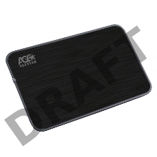 Внешний корпус для HDD AgeStar 3UB2A8 SATA II пластик/алюминий черный 2.5