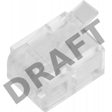 Коннектор медный Lanmaster TWT-PL12-6P4C/100 UTP RJ12 натуральный