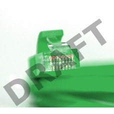 Патч-корд Greenconnect Патч-корд UTP прямой 1 m AWG24 кат.5е,  RJ45,  медь, литой (Зеленый), пластик пакет (GCR-LNC05-1.0m)