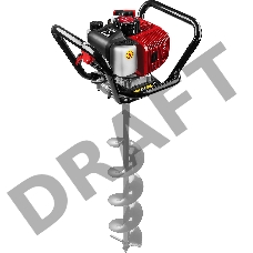 Мотобур Зубр МБ1-200 профес. 2-х такт. 1800Вт 2.45л.с. 52см3 8800об/мин