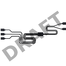 кабель питания вентилятора Cooler Master Addressable RGB 1-to-3 Splitter Cable