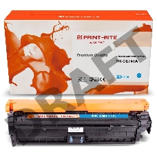 Картридж лазерный Print-Rite TFHAN7YPU1J PR-CE741A CE741A голубой (7300стр.) для HP CLJ CP5220/CP5221