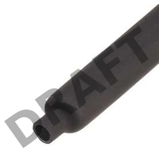 Трубка термоусадочная ТУТнг-80/40 черн. (уп.25м) КВТ 60099