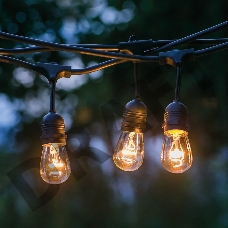 Набор «Белт-Лайт» 10 м, черный каучук, шаг 50 см, 20 подвесных патронов, IP65