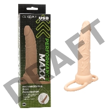 Перезаряжаемая вибронасадка для двойного проникновения Performance Maxx Rechargeable Dual Penetrator