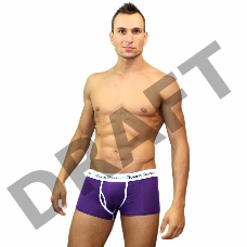 Трусы мужские хипсы фиолетовые, M