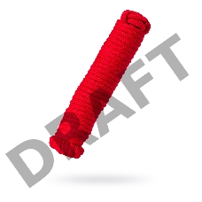 Веревка для бондажа Штучки-дрючки, текстиль, красная, 1000 см