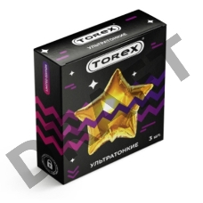 Презервативы Torex Party Ультратонкие - 3 шт.