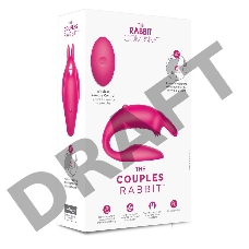 Розовый вибратор для пар The Couples Rabbit