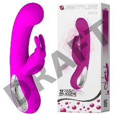 Вибромассажер G-Spot с клиторальным стимулятором WEBB