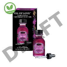 Масло для ласк с ароматом малины Oil of Love Raspberry Kiss - 22 мл.