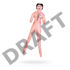 Кукла надувная Dolls-X by TOYFA Jacob, мужчина, телесный, 160 см