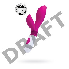 Вибратор с клиторальным стимулятором TOYFA A-Toys Lilu, силикон, розовый, 20 см